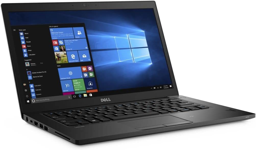 Dell Latitude 7480, 14 Inch Touchscreen, Core i5-7300U, 8GB RAM DDR4, 256GB HARD SSD-M2, Windows 10 Pro (Renewed)