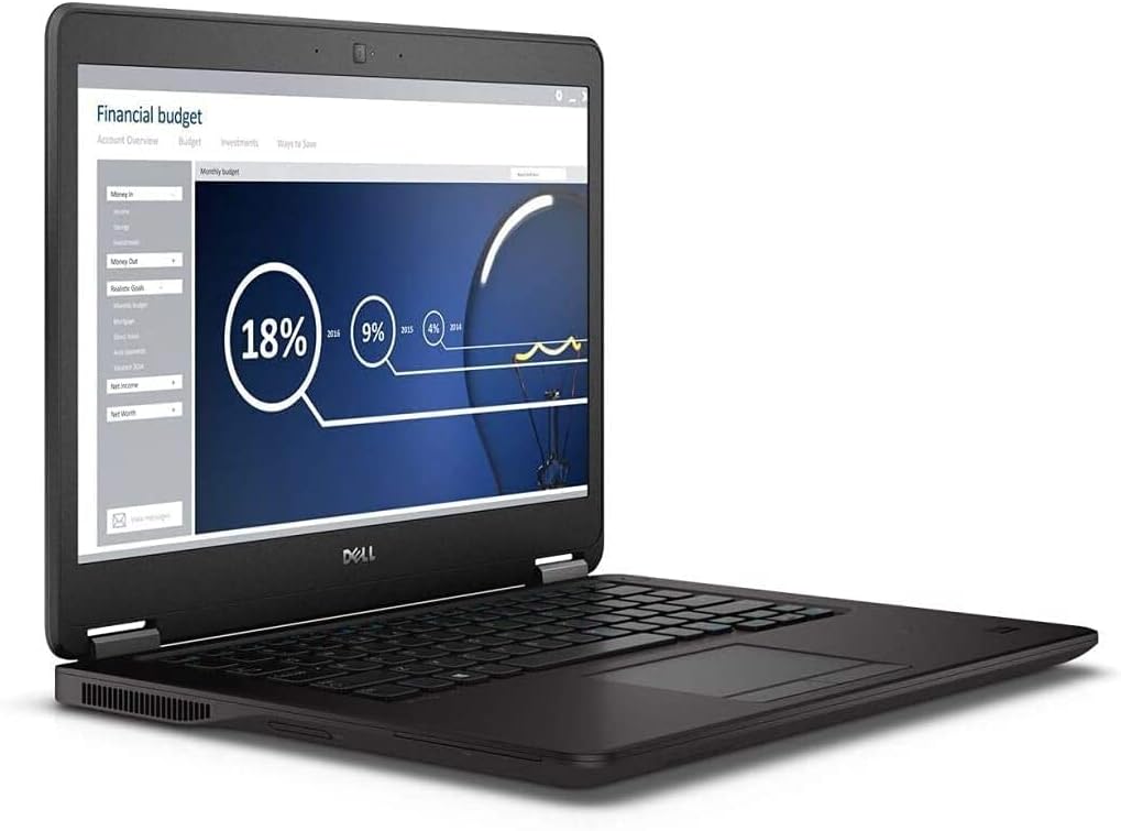 Dell Latitude E7470 Renewed Business Laptop with Core i5-6th Generation CPU and 8GB RAM - 14.1in